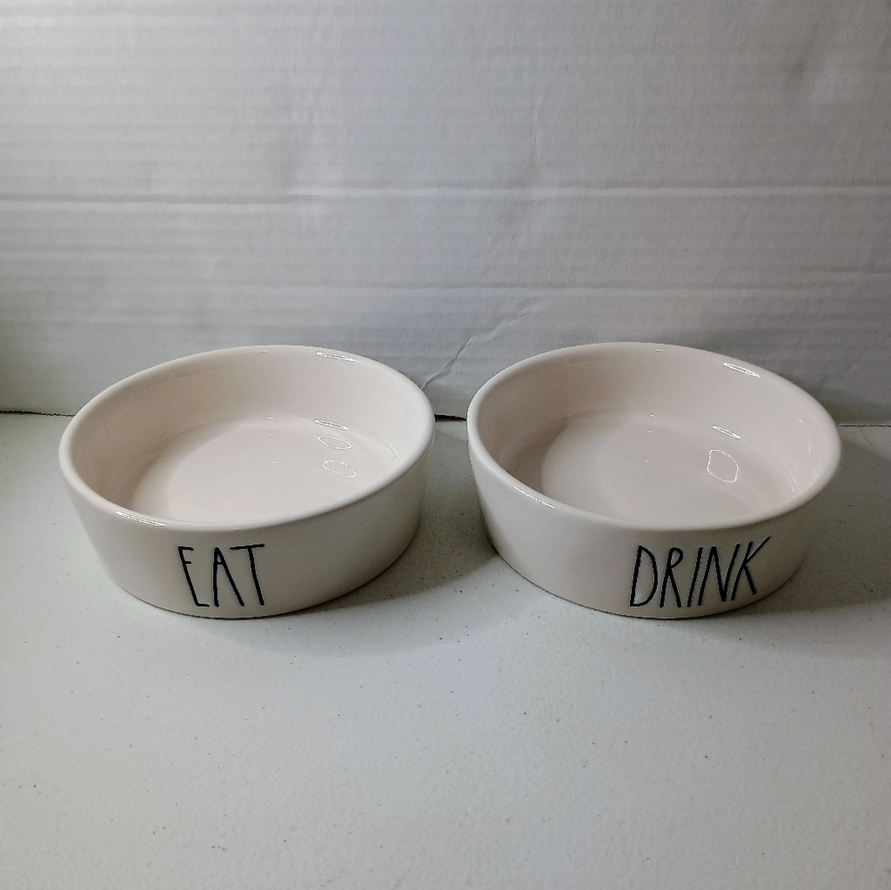 Rae Dunn Pet Food Dishes